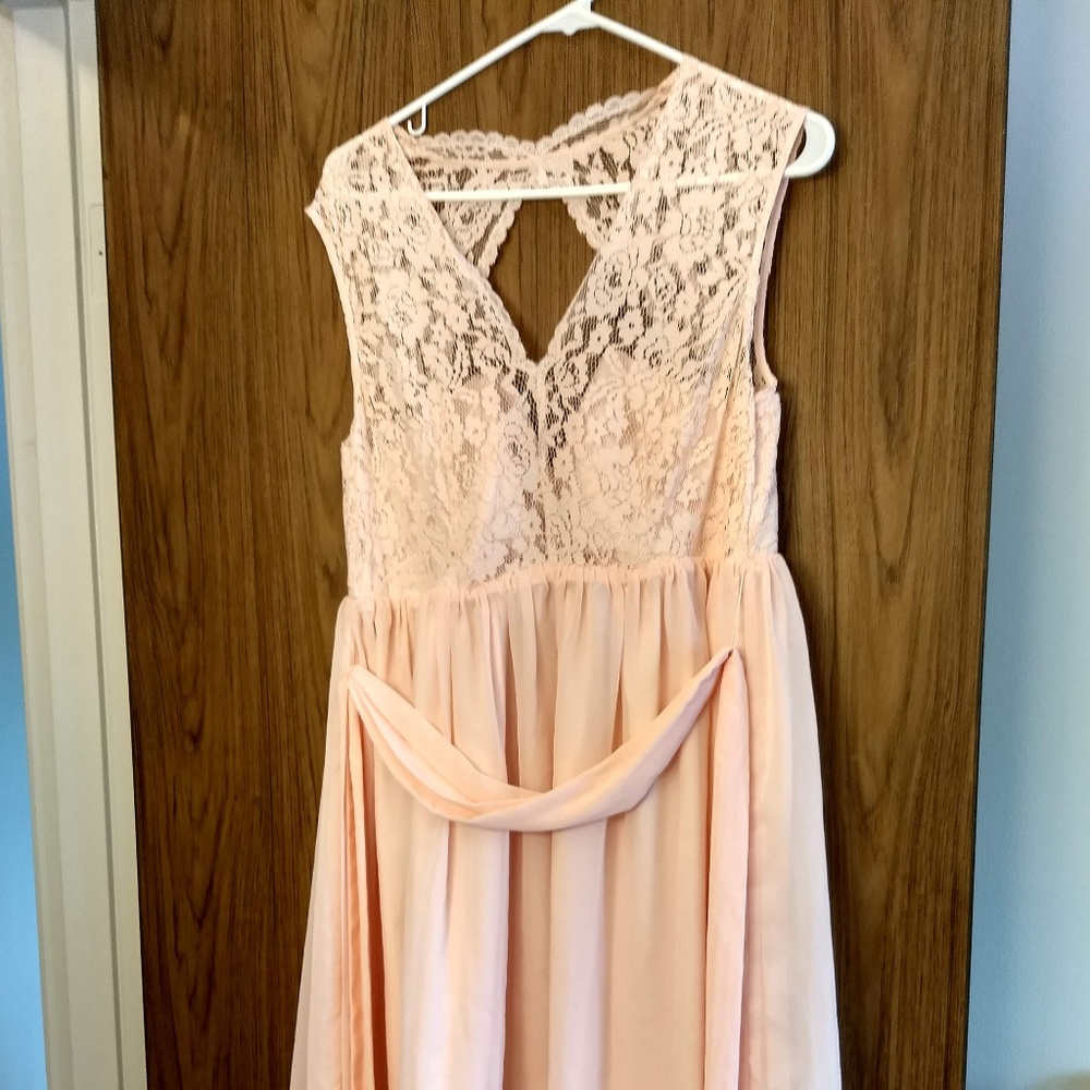 Chiffon & Lace Dress